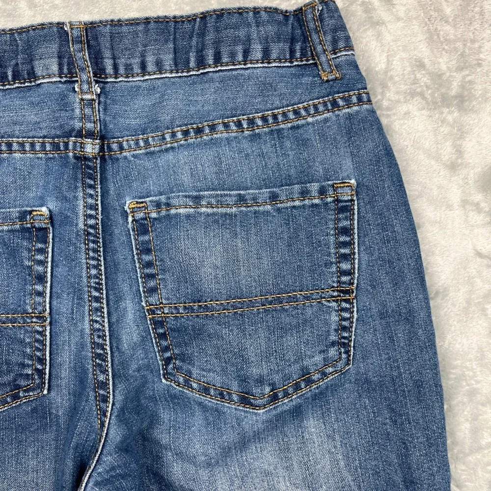 The Children's Place Bootcut Jeans Kids Size 12 Husky Blue Adjustable Waist